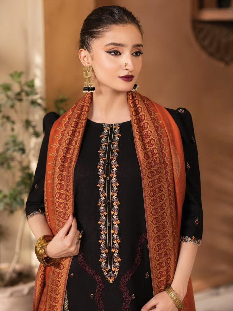 CELTS Nagar Vol-02 Premium Embroidered Dhanak Unstitched 3Pc Suit D-05