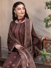 CELTS Nagar Vol-02 Premium Embroidered Dhanak Unstitched 3Pc Suit D-08