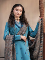 CELTS Nagar Vol-02 Premium Embroidered Dhanak Unstitched 3Pc Suit D-09