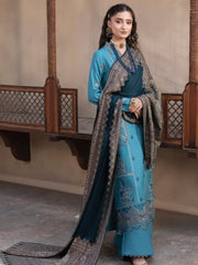 CELTS Nagar Vol-02 Premium Embroidered Dhanak Unstitched 3Pc Suit D-09