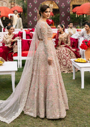 Maahi by Kanwal Malik Embroidered Net Unstitched 3Pc Suit - NAGEEN