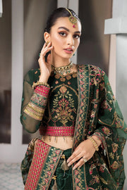 Alizeh Fashion Vasl-e-Meeras Unstitched Formal 3Pc Suit - 01 Naulakha