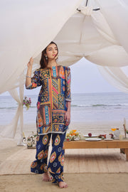 Feathers Whisper Winds Unstitched Printed Lawn 2Pc Suit NAVARA-FT498