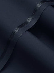 Nasheman by Multi Fibers Men's Unstitched Blended Fabric Suit - NAVY BLUE