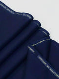 Imperial by Multi Fibers Men's Unstitched Blended Fabric Suit - NAVY BLUE
