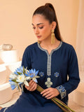 Faiza Faisal FNF Cords Embroidered Lawn Pret 2Pc Suit - NAVY SYMPHONY