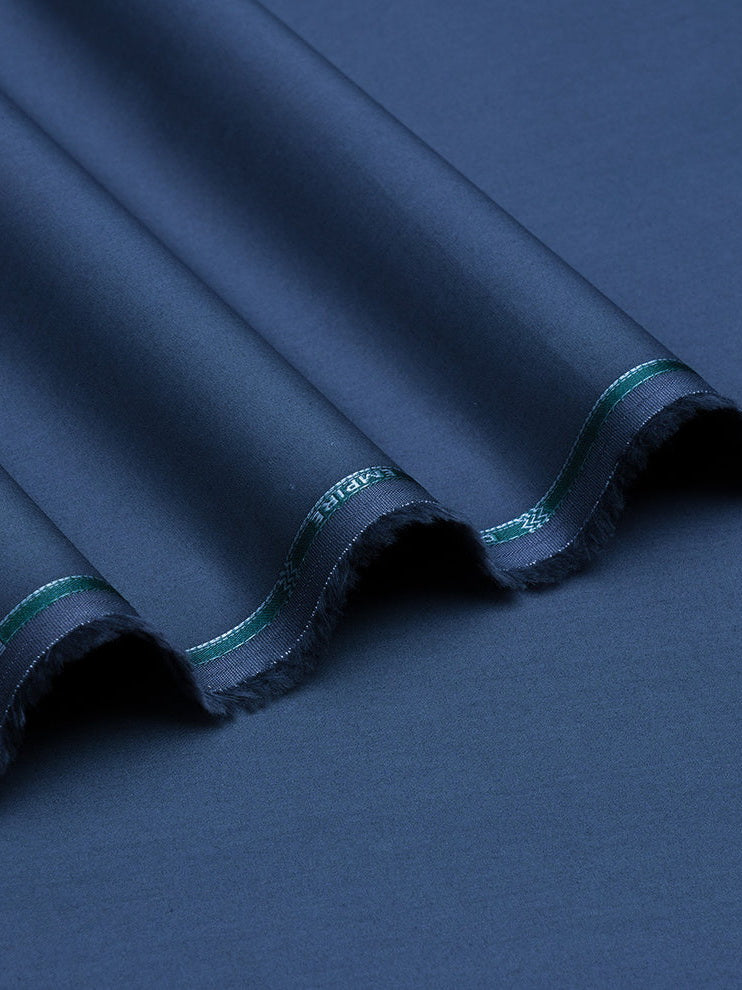 Empire by Dynasty Fabrics Men Unstitched Cotton Suite - Navy