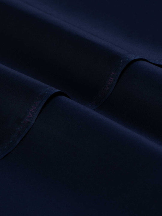 Libas-e-Khas by Dynasty Fabrics Men's Unstitched Cotton Suit - Navy