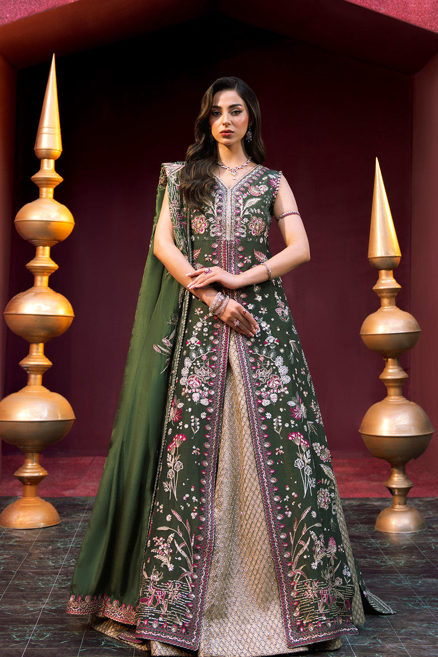 Zariya Zarnima Russian Silk Unstitched 3Pc Suit ZB5S044 NAWRA