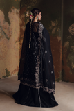 Zarposh Jahanara Festive Embroidered Organza Unstitched 3Pc Suit - NAYAB