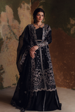 Zarposh Jahanara Festive Embroidered Organza Unstitched 3Pc Suit - NAYAB