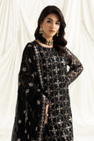 AF-DUA-3019-Nazik Black Embroidered Chiffon