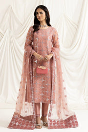 AF-DUA-3020-Nazik Pink Embroidered Chiffon