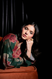 Feathers Digital Printed Dhanak Unstitched 3Pc Suit NAZNEEN-FT420