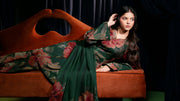 Feathers Digital Printed Dhanak Unstitched 3Pc Suit NAZNEEN-FT420