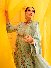 Nureh Mela Unstitched Festive Lawn Embroidered 3Pc Suit NDS-102