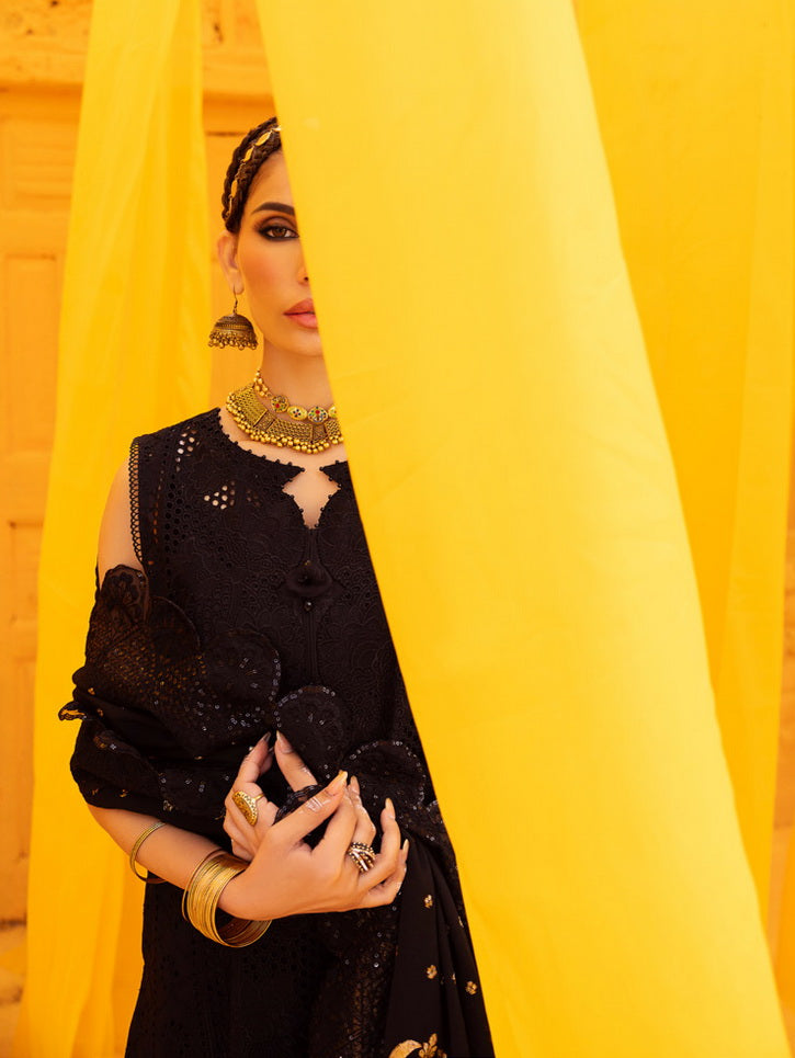 Nureh Mela Unstitched Festive Lawn Embroidered 3Pc Suit NDS-105