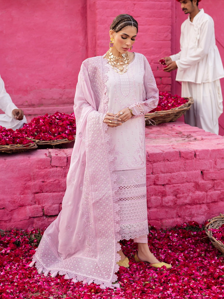 Nureh Mela Unstitched Festive Lawn Embroidered 3Pc Suit NDS-106