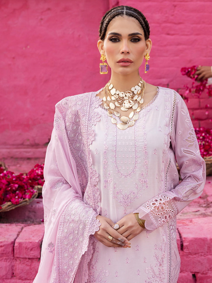 Nureh Mela Unstitched Festive Lawn Embroidered 3Pc Suit NDS-106