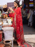 NUREH Bazaar Unstitched Chunri Mukesh Chikankari Lawn 3Pc Suit NDS-86
