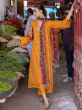 NUREH Bazaar Unstitched Chunri Mukesh Chikankari Lawn 3Pc Suit NDS-87