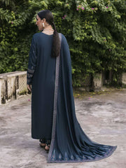 NUREH Exclusive Embroidered Marina Twill Unstitched 3Pc Suit NE-175