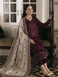 NUREH Exclusive Embroidered Marina Twill Unstitched 3Pc Suit NE-176