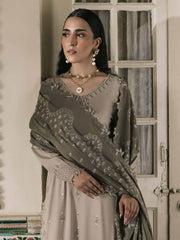 NUREH Exclusive Embroidered Marina Twill Unstitched 3Pc Suit NE-178