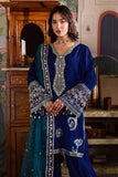 Nureh Nur Mahal Festive Embroidered Silk Unstitched 3Pc Suit NE-192