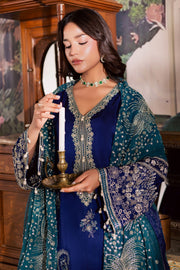Nureh Nur Mahal Festive Embroidered Silk Unstitched 3Pc Suit NE-192