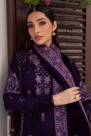 NUREH Exclusive Embroidered Leather Peach Unstitched 3Pc Suit NE-198