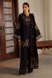 NUREH Exclusive Embroidered Leather Peach Unstitched 3Pc Suit NE-202