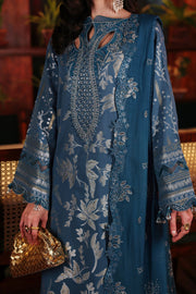 NUREH Exclusive Embroidered Lawn Jacquard Unstitched 3Pc Suit NE-223