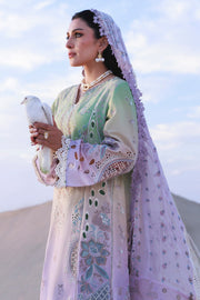 NUREH Aman Embroidered Luxury Lawn Unstitched 3Pc Suit NE-228