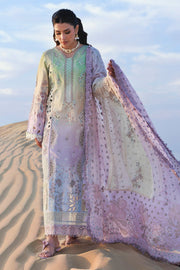 NUREH Aman Embroidered Luxury Lawn Unstitched 3Pc Suit NE-228