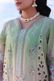 NUREH Aman Embroidered Luxury Lawn Unstitched 3Pc Suit NE-228