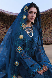 NUREH Aman Embroidered Luxury Lawn Unstitched 3Pc Suit NE-229