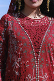 NUREH Aman Embroidered Luxury Lawn Unstitched 3Pc Suit NE-230