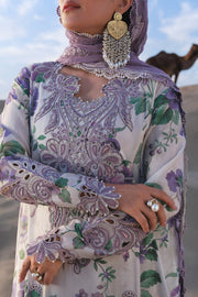 NUREH Aman Embroidered Luxury Lawn Unstitched 3Pc Suit NE-231