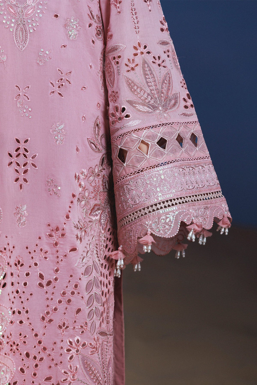 NUREH Aman Embroidered Luxury Lawn Unstitched 3Pc Suit NE-232