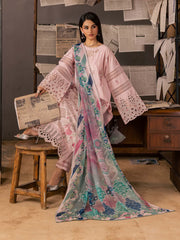 NUREH Bazar Unstitched Embroidered Chikankari Doriya Lawn 3Pc Suit NE-241
