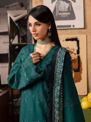 NUREH Bazar Unstitched Embroidered Chikankari Doriya Lawn 3Pc Suit NE-244