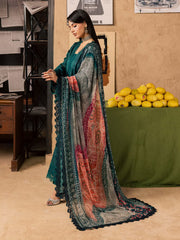 NUREH Bazar Unstitched Embroidered Chikankari Doriya Lawn 3Pc Suit NE-244