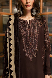 NUREH Exclusive Embroidered Leather Peach Unstitched 3Pc Suit NE-285