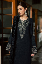 NUREH Exclusive Embroidered Leather Peach Unstitched 3Pc Suit NE-287