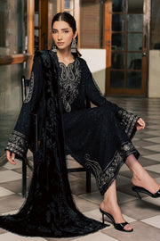 NUREH Exclusive Embroidered Leather Peach Unstitched 3Pc Suit NE-287
