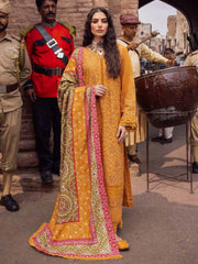 NUREH Bazaar Embroidered Chikankari Khaddar Unstitched 3Pc Suit NE-49