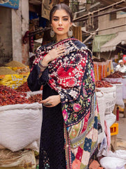 NUREH Bazaar Embroidered Chikankari Khaddar Unstitched 3Pc Suit NE-52