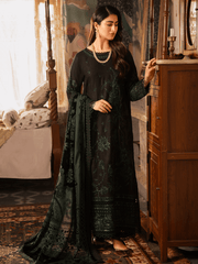 NUREH Exclusive Embroidered Peach Leather Unstitched 3Pc Suit NE-67