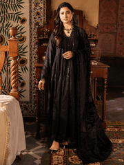 NUREH Exclusive Embroidered Peach Leather Unstitched 3Pc Suit NE-68